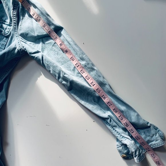 ABERCROMBIE KIDS light blue denim shirt size XL - Picture 5 of 14